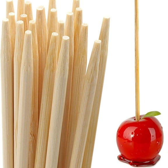 200pcs Bamboo 5mm 7in Skewer Sticks, Strong & Durable, Eco-Friendly, Smooth & Safe, Multi-Use