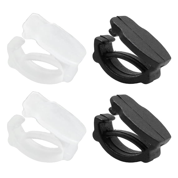 200pcs Black&White Shoelace Buckle Sneaker Decoration, Plastic Shoe Clips Charm Shoe Connector For Sticking Trinkets DIY Shoe Accessories 16*10mm