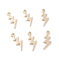 thumbnail image 1 of 200pcs Brass Lightning golden 12x4x0.5mm Hole: 1mm, 1 of 4