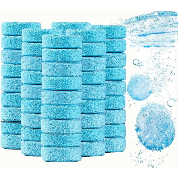 200pcs Car Windshield Washer Tablets - Washer Fluid Tablets Glass Cleaner Concentrate Car Windshield Wiper Fluid Cleaner Automotive Glass Cleaner