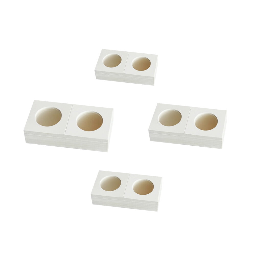 200pcs Cardboard Coin Holder Paper Coin Holder Coin Flips for Coin