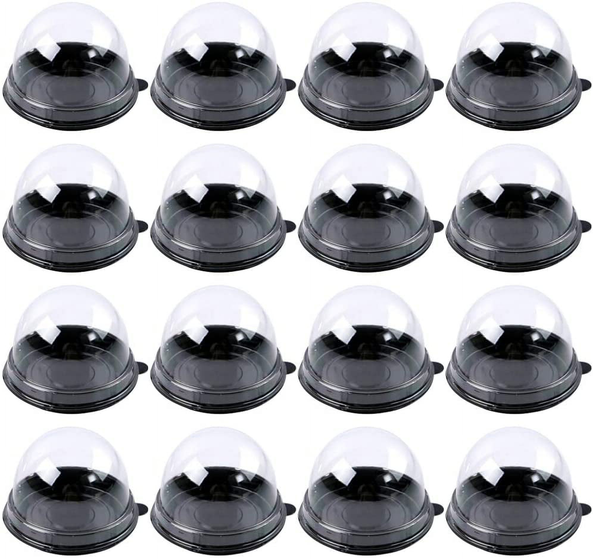 200pcs Clear Plastic Mooncake Boxes Mini Cupcake Boxes Cookie Muffin