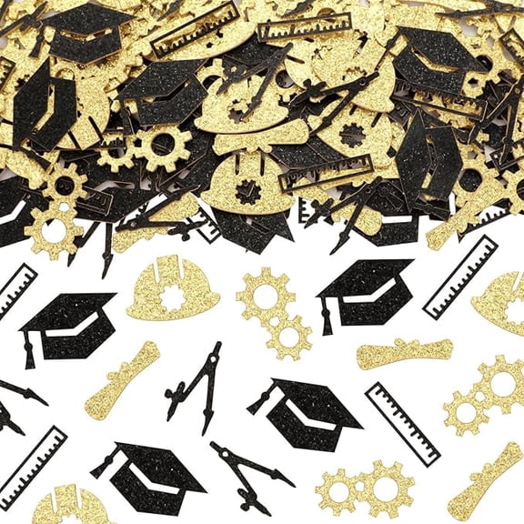 200pcs Congrats Engineer Confetti, Future Engineer Decor Confetti, Glitter Congrats Grad Engineer Graduation Decorations for Class of 2026 Engineer Graduation Table Decorations