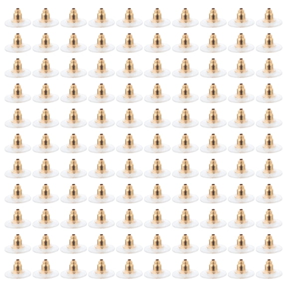 200pcs Earring Plugs Metal Ear Backs Stoppers Ear Earrings Earplug Kit