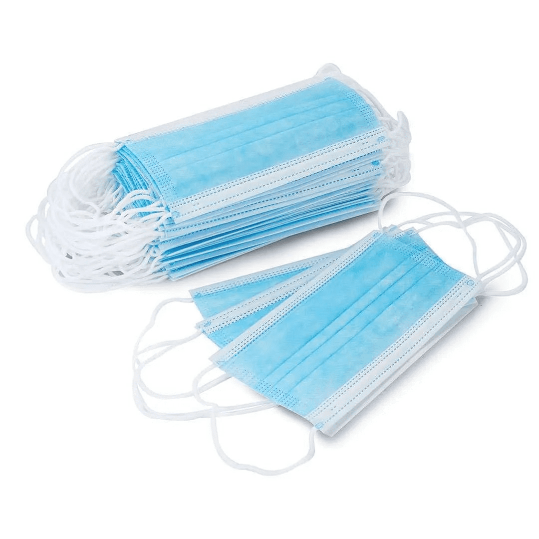 200pcs, Disposable Face Mask (blue)
