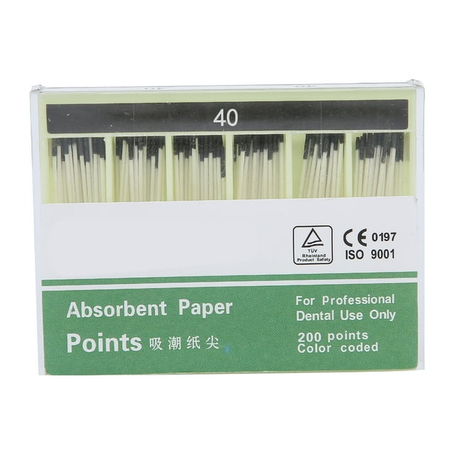 200pcs Disposable Root Canal Absorbent Paper Points Dental Absorbent