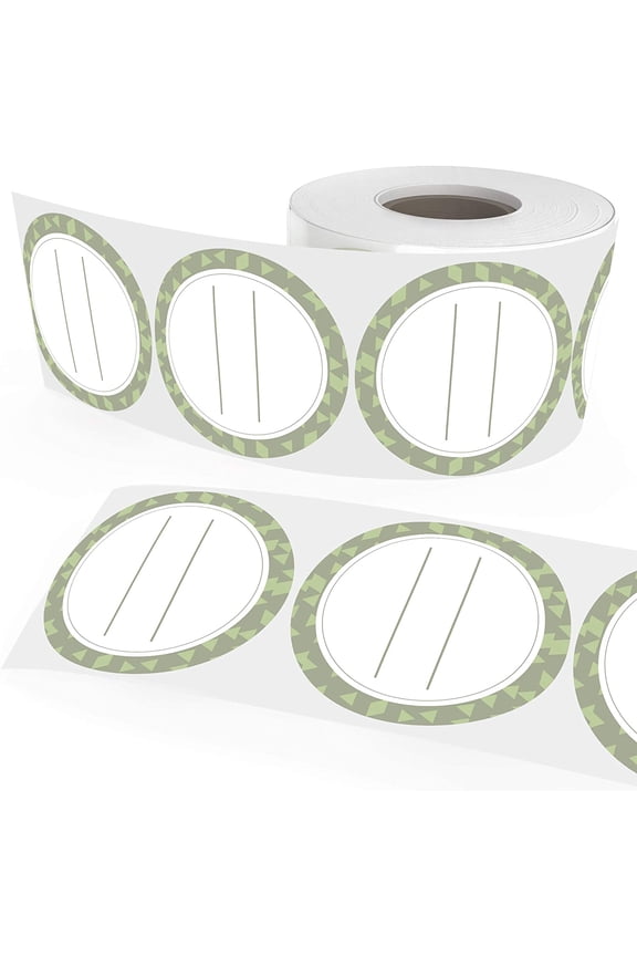 200pcs Dissolvable Canning Labels for Jars – 2 Inch