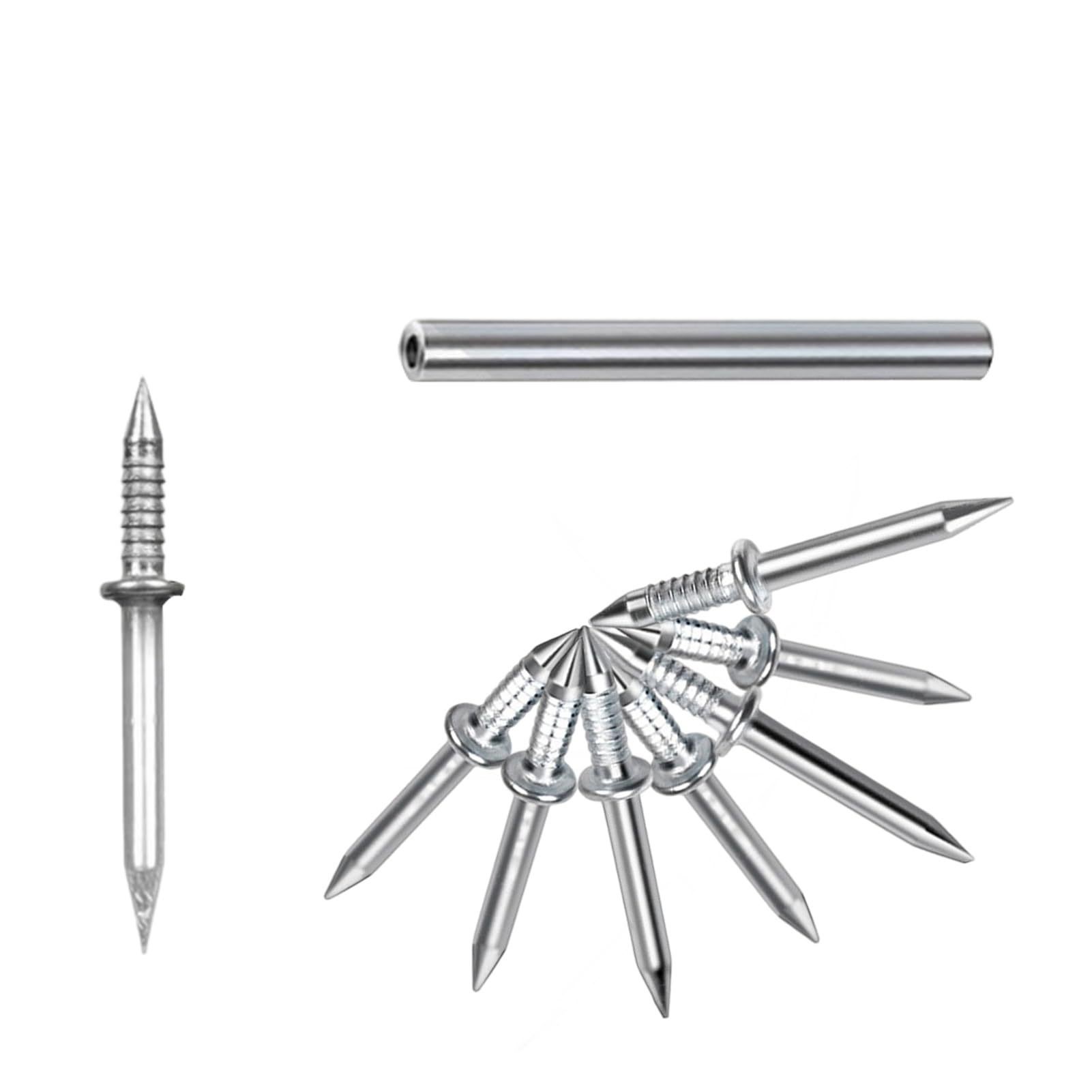 200pcs Double Nails Double Picture Nails Small Nails Trim Nails with