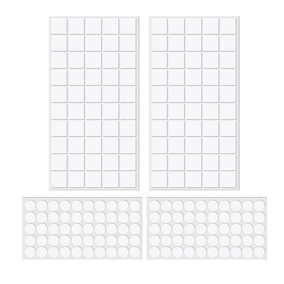 STRANDCHIC 200pcs Waterproof Double Sided Adhesive Pads for Wedding Car Dressing