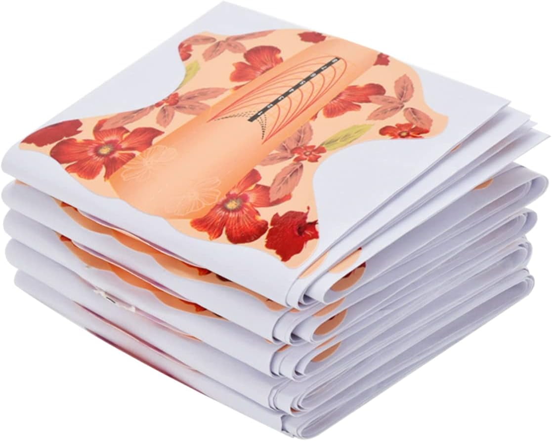 200pcs Extended by Nail Art Paper Holder Nail Tech Accessories Acrylic