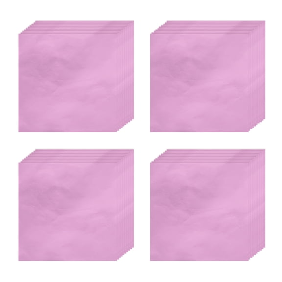 200pcs Foil Candy Wrappers, 6 x 6 Inch Chocolate Bar Wrappers, Aluminum Foil Paper (Light Pink, Glossy Finish)