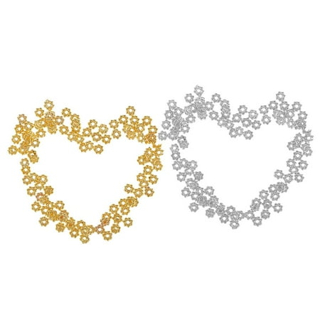 200pcs Gold Metal Daisy Flower Spacer Beads Jewelry Making Finding