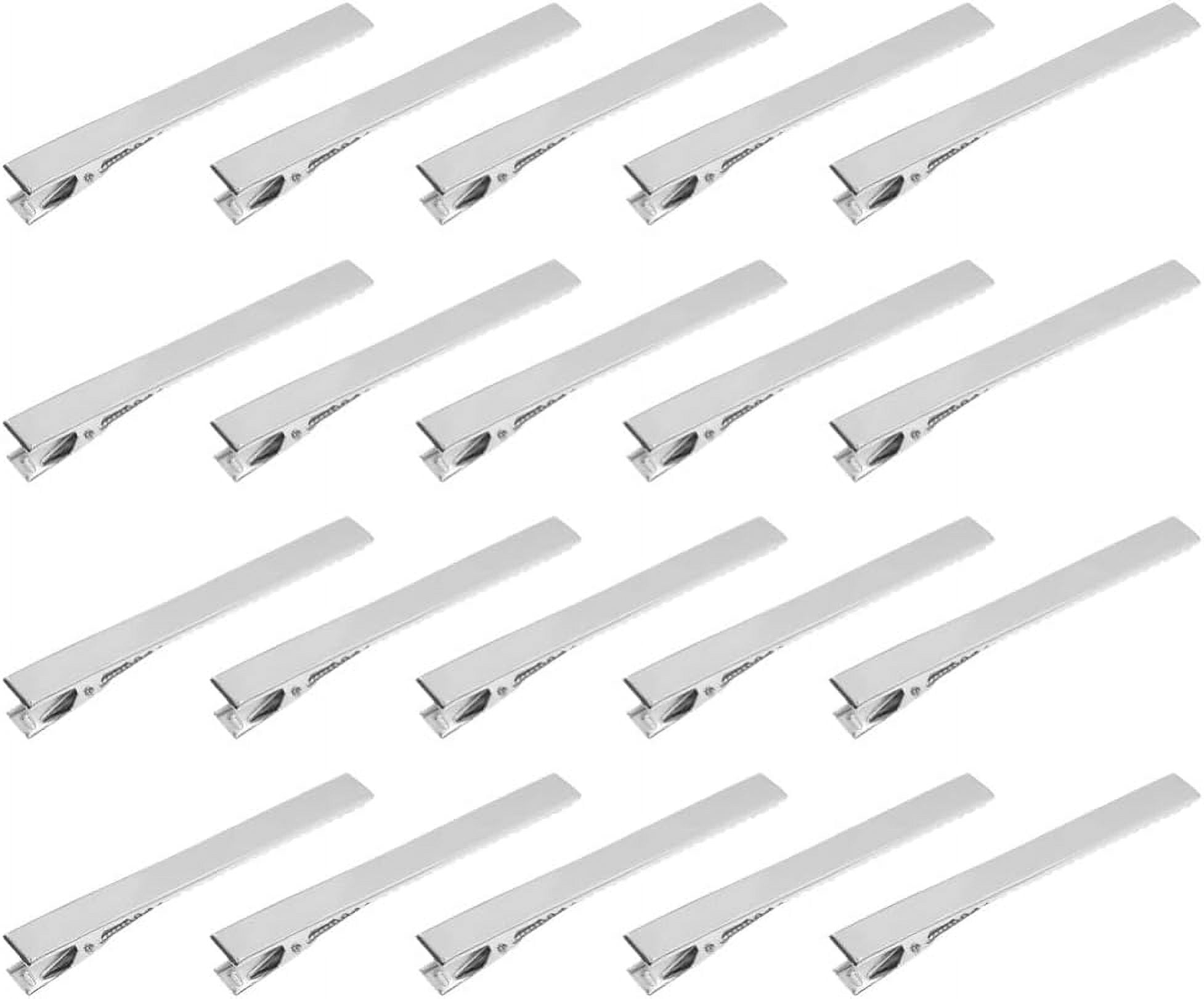 200pcs Hair Clips Alligator Metallic Hair Clips Square Hair Clips Salon