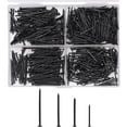 thumbnail image 1 of 200pcs Hardware Nail Assortment Kit with Storage Case, Heavy Duty Wall Hanging and Woodworking Nails, High-Strength Metal Picture Frame Hanging Set, 1 of 2