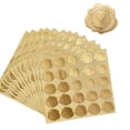 thumbnail image 1 of 200pcs Love Heart Pattern Gold Embossed Wax Seal Looking Heart Envelope Seals for Wedding Invitations, Gift Wrap, Envelope, Christmas Card, 1 of 7