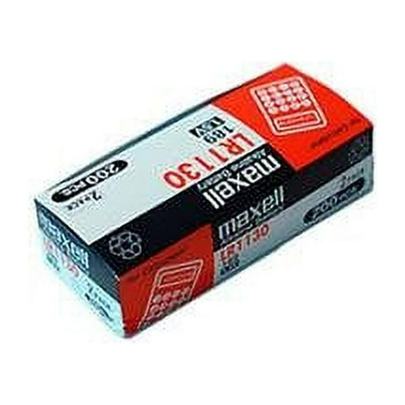 200pcs Maxell LR1130 1.5V Alkaline Cell Battery (Box Set)