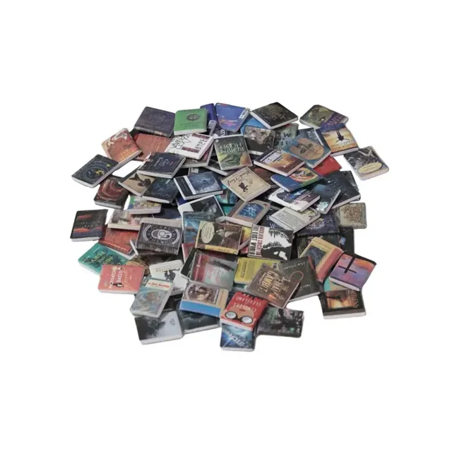 200pcs Miniature Books Model Doll House Accessories,NonRepeating DIY
