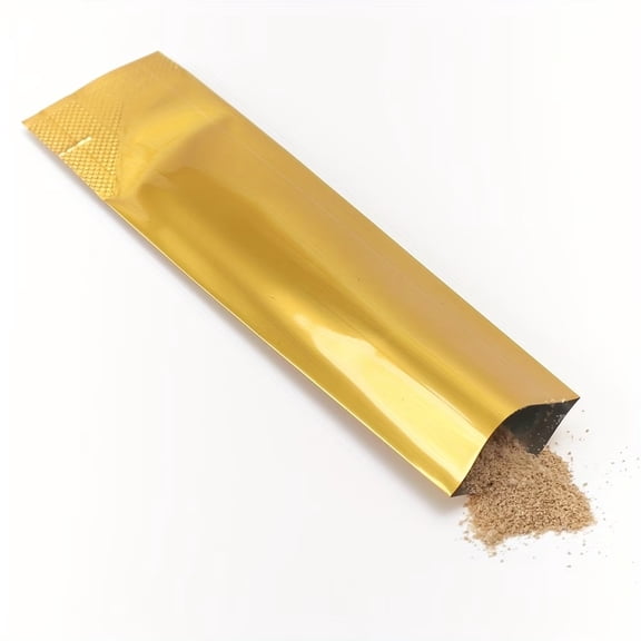 200pcs Mylar Aluminum Foil Bags 1.18x4.72 Inch Heat Sealable Vacuum Sealable Food Storage Pouches for Coffee Snacks Candy Baking Supplies