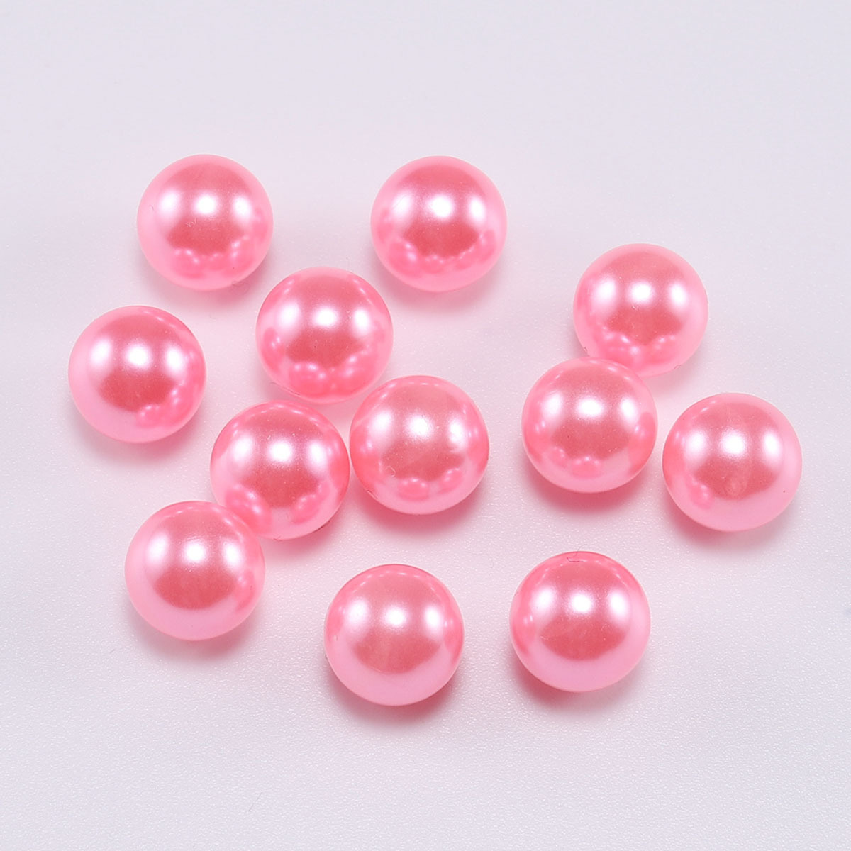 200pcs No Hole Simulation Pearl Beads Fake Pearl Beads for Diy Crafts