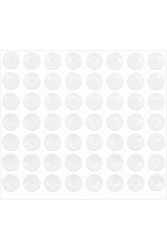 200pcs Non Pull Piercing Discs for Piercing Bump Clear Earrings Backs Clear Piercing Discs