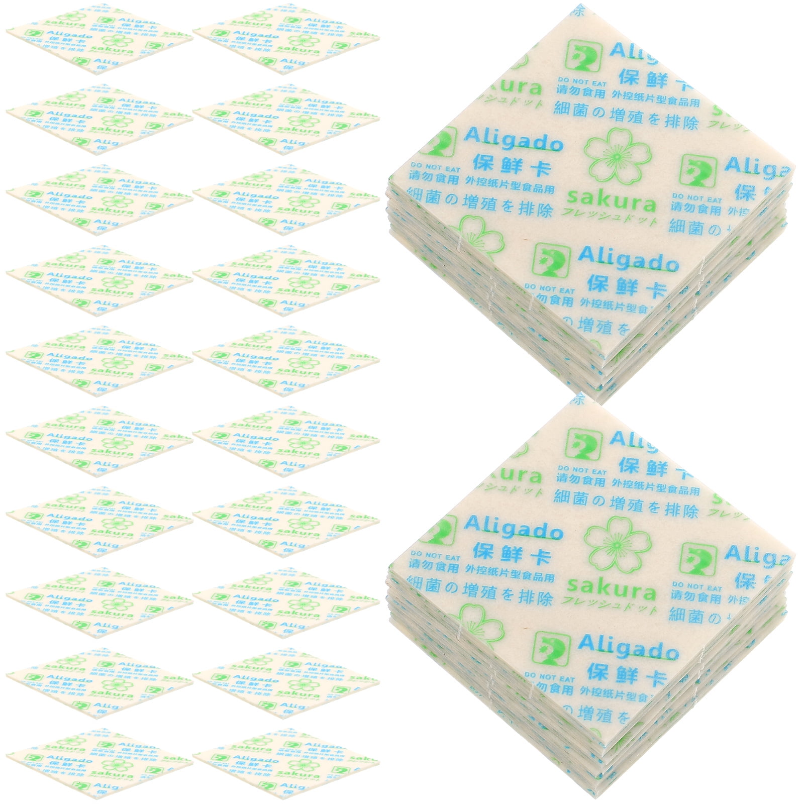 200pcs Paper Fresh Keeping Cards Food Preservation Cards Reusable Food