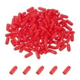 thumbnail image 1 of 200pcs Pegboard Hooks Protector Rubber End Caps, Peg Board Hook Flexible Prongs End Tips Caps Rack Cover for Pegboard  Dishwasher Hook, Red(16mm Long 4mm Inner Dia), 1 of 6