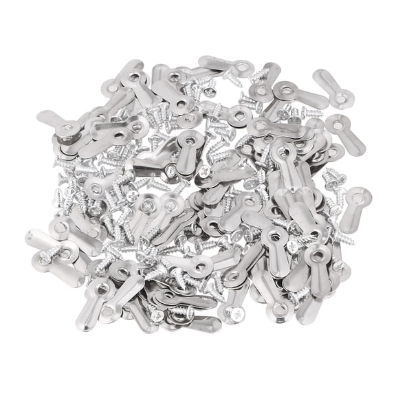 Design Metal Back Plates for Photo Frames Wall Mount, 200 Pieces for Picture Frame Crafting