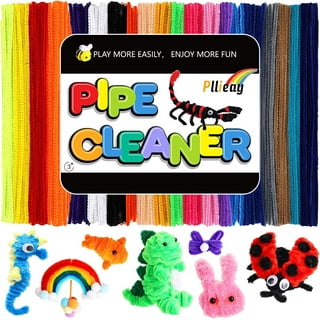 Incraftables 600pcs Pipe Cleaners Craft Supplies Set (20 Colors). Best  Thick Fuzzy Chenille Stems Sticks with Googly Eyes Colorful Assorted