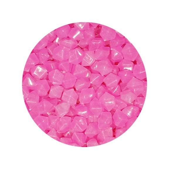 200pcs Plastic Glow in The Dark Rocks Outdoor Decorations Stones Small Luminous Pebbles Indoor/Outdoor Decor for Garden Fish Tank Aquarium Planter Walkway