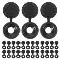 thumbnail image 1 of 200pcs Plastic Hinged Screw Caps Decorative Cover Caps Screw Hole Covers Top Screw Cover For Screw, 1 of 7