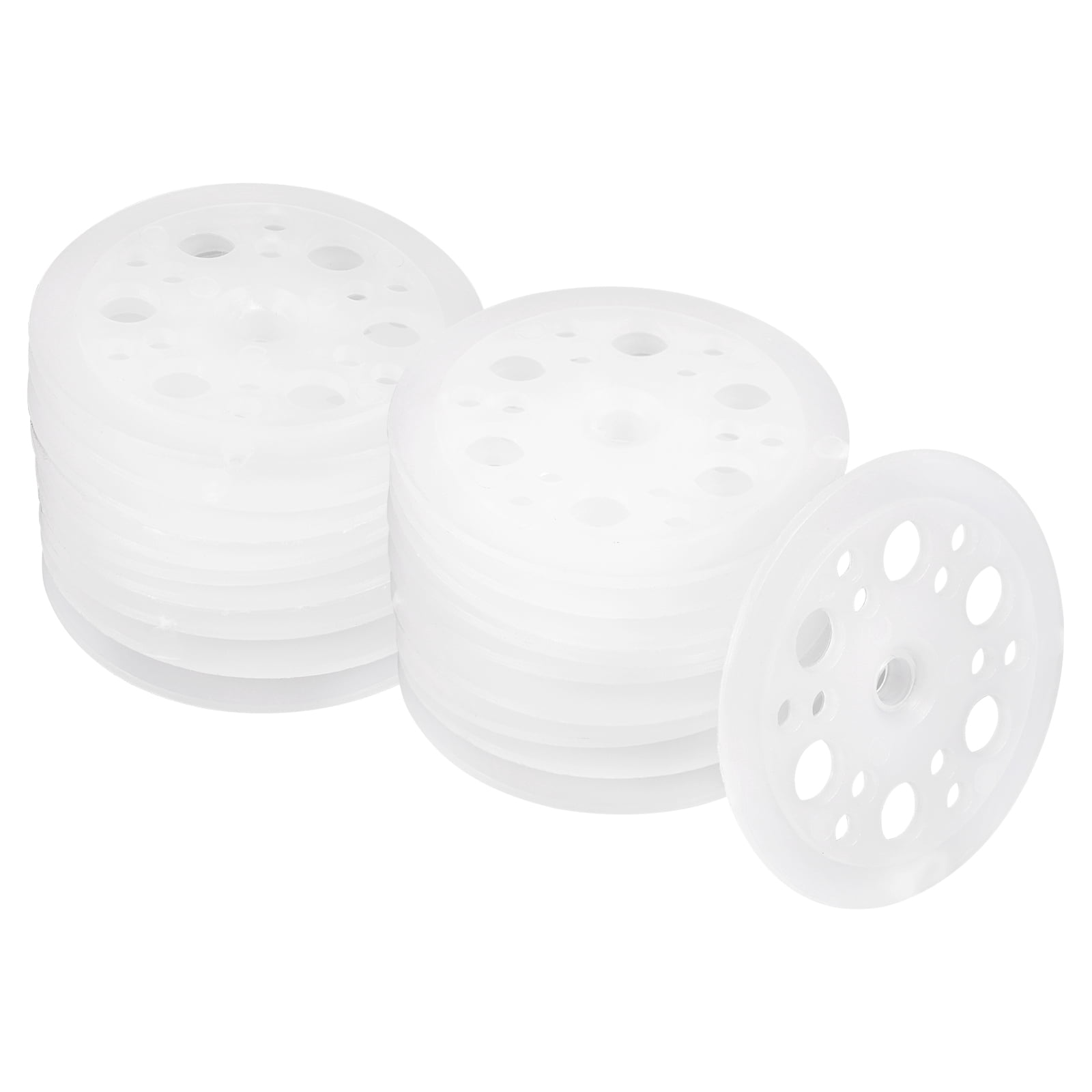 200pcs Plastic Washers 1.85 Inch/ 47mm Load Spreading Polypropylene Washers Foam Board Fasteners for Fixing and Fastening Foam Board