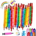 thumbnail image 1 of 200pcs Rocket Balloons, Punch Balloons for Kids, Colorful Giant Rocket for Parties, Birthdays & Events, 1 of 6