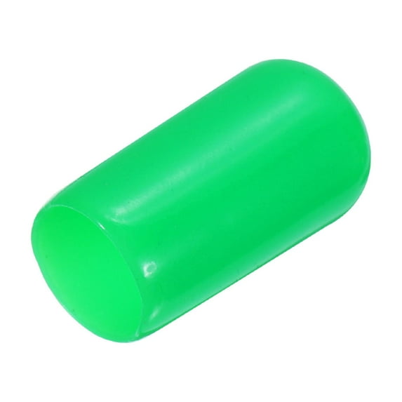 Uxcell Rubber End Caps Vinyl Round End Cap Cover Screw Thread Protectors for Screw 200Pcs Green 9mm