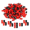 thumbnail image 1 of 200pcs Rubber End Caps Cover Assortment 3/8 inch Screw Thread Protector for Screw Bolt Black Red, 1 of 5