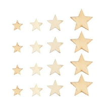 200pcs Rustic Wood Wooden Love Heart Stars Decoration Wood Chips Crafts DIY