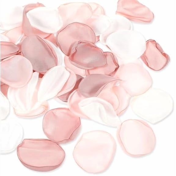 200pcs Silk Rose Petals,Flower Pedals,Flower Petal for Decoration, for Aisle Centerpieces Romantic Night Decoration, 3 Colors