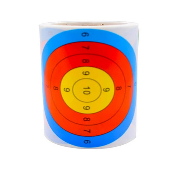 200pcs Splatter Target Self Adhesive Splatter Targets Stickers Reactive Adhesive Shoot Training Sticker Paper Splatter J0X9