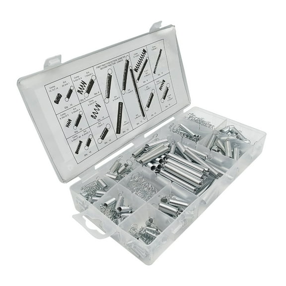 200pcs Spring Assortment Set Compression Springs set with Storage for Projects