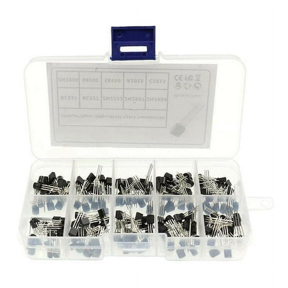 200pcs TO-92 10 Values NPN PNP BC327 2N2907 2N3906 S8050 C1815 Transistor