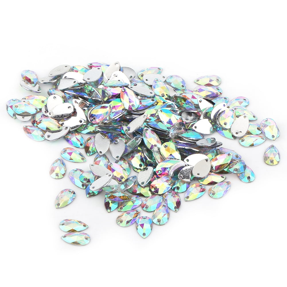 Incraftables Assorted Crystal Rhinestones (2000pcs). Silver Flat Back Gems  for DIY Crafts & Jewelry 
