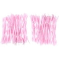 thumbnail image 1 of 200pcs Twisted Pink Handmade Crafted Pipe DIY Chenille Bumpy Sticks Twistable Fuzzy Supplies Bendable Projects Decoration Stems Cleaners Strips for Rods Flexible Stem Craft, 1 of 5