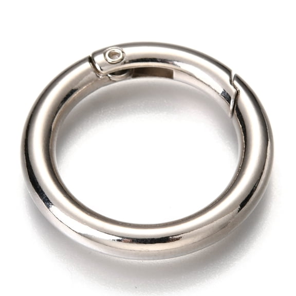 200pcs Zinc Alloy Spring Gate Rings O Rings 30x4.2mm Inner Diameter: 21mm