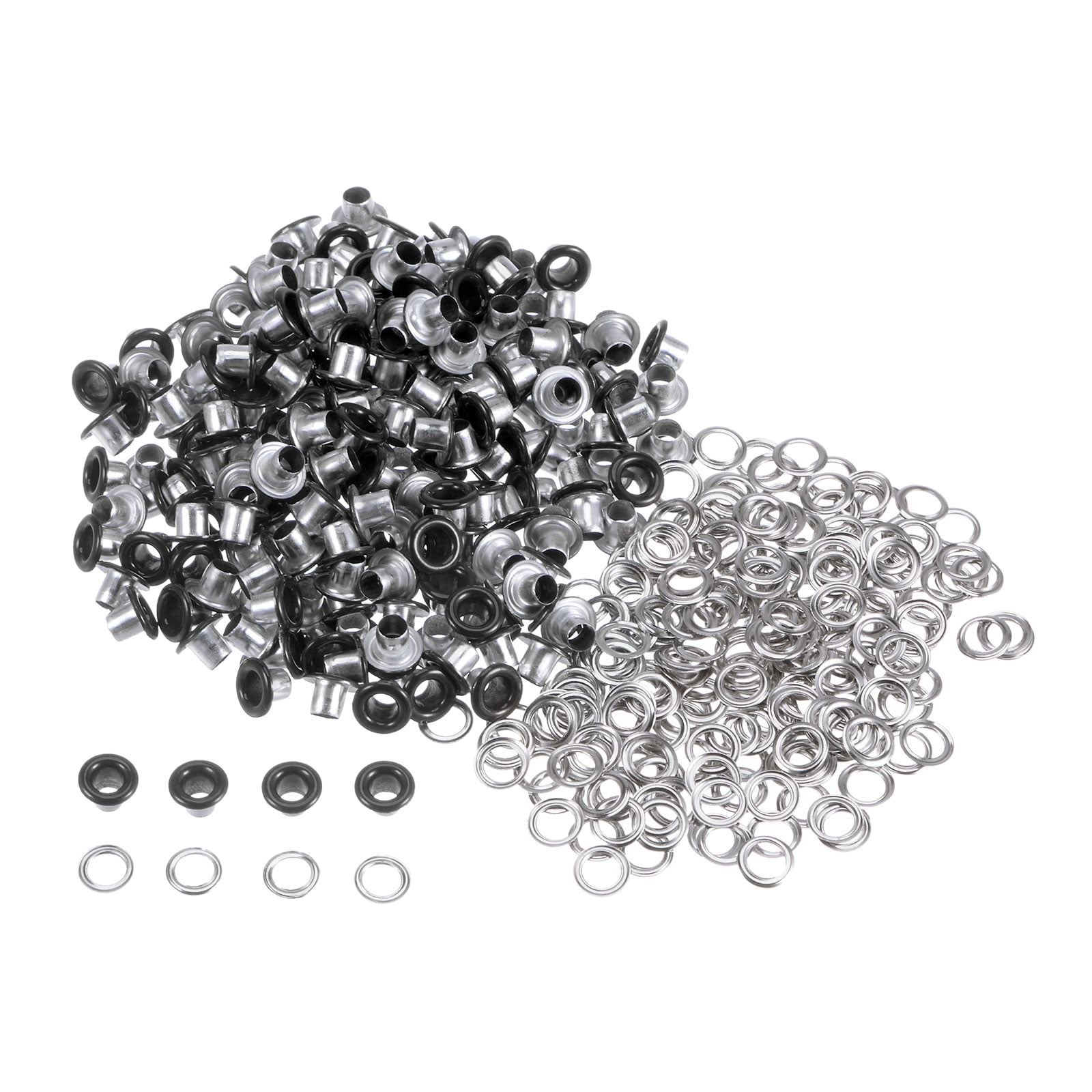 200set Grommets Kit Metal Eyelets 3mm Grommet Tool for Shoes Clothes