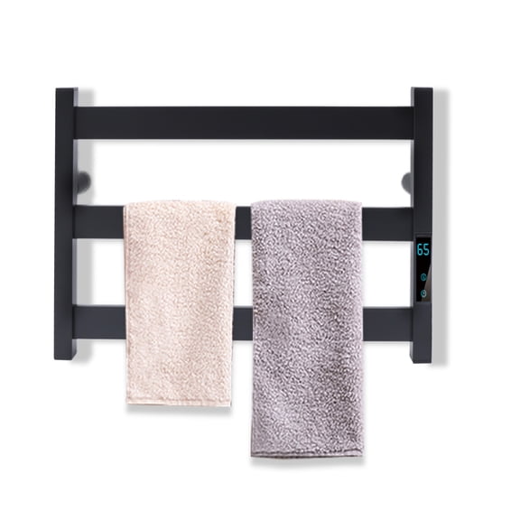 200w Electric Heated Towel Rack Warmer 3 Bars Stainless Steel Drying Rack Bathroom IPX4 19.68*3.54*12.99inch for Bathrooms, Bedrooms, Hotels