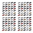 thumbnail image 1 of 200x 1/87 HO Scale Model Cars, 1/87 HO Scale Model Car, Mini Vehicle Racing Car Parking Scenery Street Layout Decoration Accessories, 1 of 8