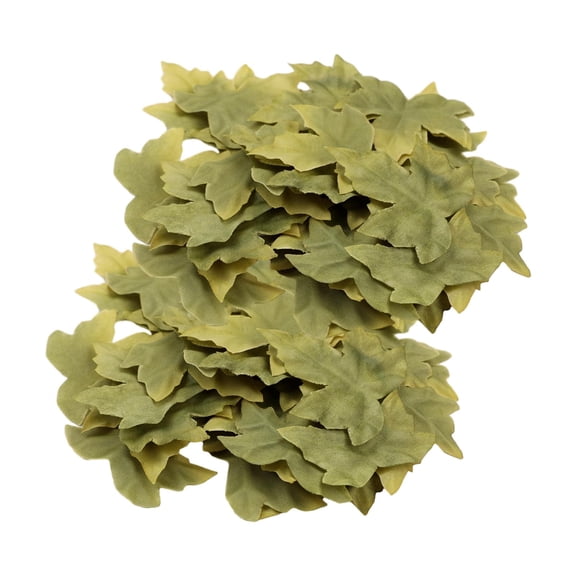 200x Artificial Maple Leaves Scatter Maple Leaves Vase Fillers DIY Craft Making Fake Maple Leaf for Dinner Table Party Decor