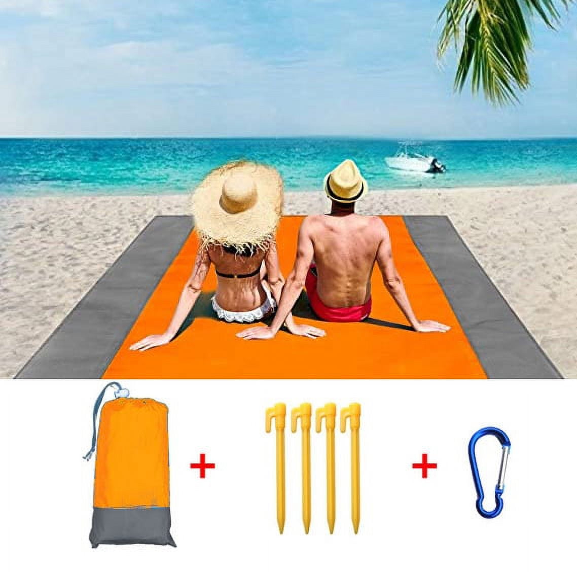 200x210cm Pocket Picnic Waterproof Sand Free Beach Mat Portable Light
