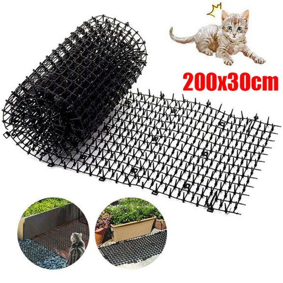 200x30cm Plastic Scarer Spike Tool Keep Cats Away Mat Prickle Strips Spike Tool