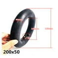 thumbnail image 1 of 200x50 Electric Scooter Tyre Tire Inner Tube Bent Valve For 8x2 Tyre Razor Wheel, 1 of 5