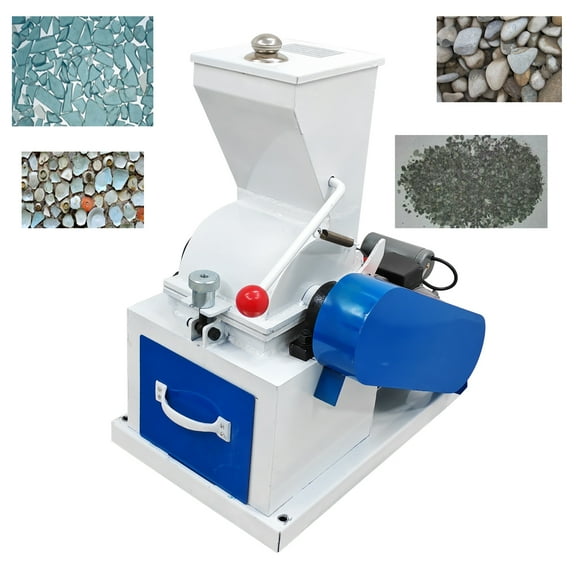 200x70 Crusher Machine Small Hammer White Blue Stone Coal Gangue Glass Commercial Home 220V
